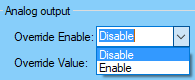 DDC Config AO Override